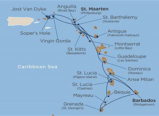 Wind Surf, A Lesser Antilles Odyssey ex St Maarten to Bridgetown