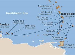 Wind Surf, Captivating Caribbean ex Bridgetown to Oranjestad