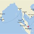 Silver Whisper, 34 Nights Asia ex Mumbai to Singapore