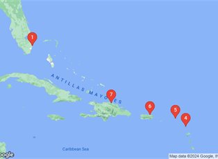 Celebrity Eclipse, 8 Night Antigua, St. Maarten, San Juan & Puerto Plata ex Fort Lauderdale, Florida Return
