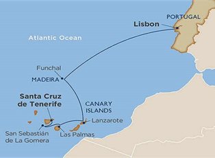 Star Pride, Captivating Canary Islands ex Santa Cruz to Lisbon