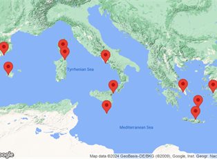 Azamara Quest, 12 Night Islands Of The Med Voyage ex Athens (Piraeus) Greece to Barcelona, Spain