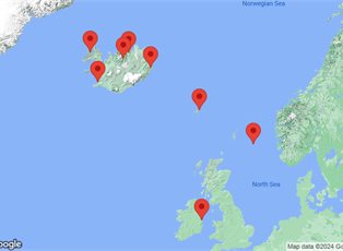 Azamara Quest, 9 Night Iceland Intensive Voyage ex Dublin, Ireland to Reykjavik, Iceland