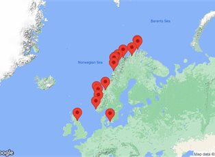 Azamara Journey, 16 Night Norway Intensive Voyage ex Leith, Scotland to Copenhagen, Denmark