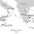 Le Bougainville, 7 Night Ancient jewels of the Mediterranean ex Valletta, Malta to Athens (Piraeus) Greece