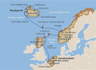 Star Pride, Scottish Lochs & Norwegian Waterways ex Amsterdam to Reykjavik