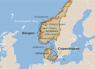 Star Pride, Norwegian Fjords & Danish Delights ex Copenhagen to Bergen