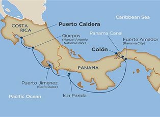 Star Pride, Costa Rica & Panama Canal ex Colon to Puerto Caldera