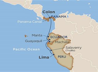 Star Pride, Marvels of Ecuador Peru & Panama Canal ex Colon to Callao