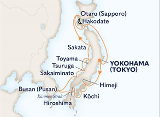Westerdam, 14 Night Circle Japan ex Yokohama, Japan Return Westerdam, 14 Night Circle Japan ex Yokohama, Japan Return