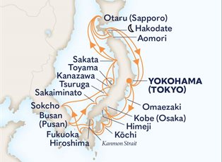 Westerdam, 28 Night Circle Japan Collector ex Yokohama, Japan Return Westerdam, 28 Night Circle Japan Collector ex Yokohama, Japan Return
