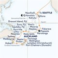 Noordam, 50 Night New Zealand &amp; South Pacific Crossing Collector ex Auckland, New Zealand to Seattle, Washington, USA