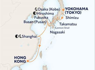 Westerdam, 14 Night China & Japan ex Yokohama, Japan to Hong Kong Westerdam, 14 Night China & Japan ex Yokohama, Japan to Hong Kong
