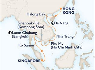 Westerdam, 14 Night Far East Discovery ex Singapore to Hong Kong Westerdam, 14 Night Far East Discovery ex Singapore to Hong Kong