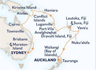 Noordam, 28 Night Islands Of The South Pacific: Sydney To Auckland ex Sydney, NSW, Australia to Auckland, New Zealand