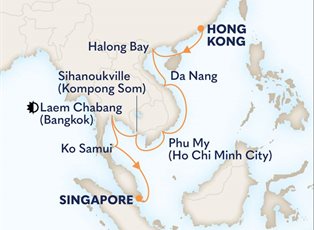 Westerdam, 13 Night Far East Discovery ex Hong Kong to Singapore Westerdam, 13 Night Far East Discovery ex Hong Kong to Singapore