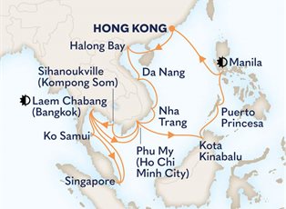 Westerdam, 28 Night Far East, The Philippines & Malaysia Collector ex Hong Kong Return Westerdam, 28 Night Far East, The Philippines & Malaysia Collector ex Hong Kong Return