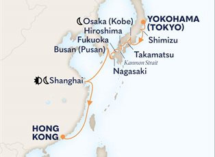 Westerdam, 13 Night Japan & China ex Yokohama, Japan to Hong Kong Westerdam, 13 Night Japan & China ex Yokohama, Japan to Hong Kong