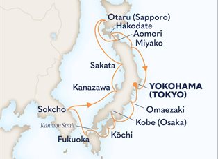 Westerdam, 15 Night Circle Japan ex Yokohama, Japan Return Westerdam, 15 Night Circle Japan ex Yokohama, Japan Return
