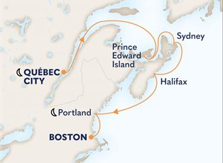 Zuiderdam, 7 Night Canada & New England: Unesco Sites & Quebecois Nights ex Quebec City, Quebec, Canada to Boston, Massachusetts
