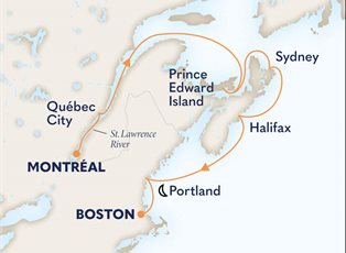 Volendam, 7 Night Canada & New England: Montreal, Maritimes & Maine ex Montreal, Quebec, Canada to Boston, Massachusetts