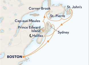 Volendam, 11 Night Canada & New England Circle: Acadia & Newfoundland ex Boston, Massachusetts Return