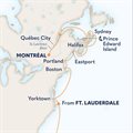 Volendam, 14 Night Atlantic Seaboard &amp; Colonial New England: Montreal ex Ft Lauderdale (Pt Everglades), USA to Montreal, Quebec, Canada