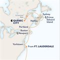 Zuiderdam, 15 Night Atlantic Seaboard &amp; Colonial New England: Quebec City ex Ft Lauderdale (Pt Everglades), USA to Quebec City, Quebec, Cana