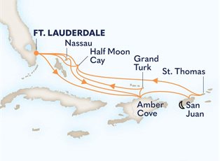 Zuiderdam, 14 Night Eastern / Tropical Caribbean ex Ft Lauderdale (Pt Everglades), USA Return