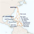 Zuiderdam, 35 Night Perfect Caribbean Escape &amp; Southern Caribbean ex Boston, Massachusetts to Ft Lauderdale (Pt Everglades), USA