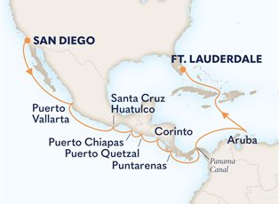 Nieuw Amsterdam, 16 Night Panama Canal ex San Diego, California, USA to Ft Lauderdale (Pt Everglades), USA
