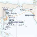 Noordam, 27 Night North Pacific Crossing &amp; Circle Japan Collector ex Vancouver, BC. Canada to Tokyo, Japan