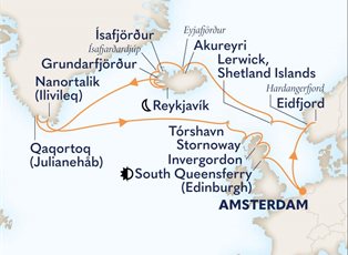 Nieuw Statendam, 21 Night Ultimate Viking Explorer ex Amsterdam, The Netherlands Return