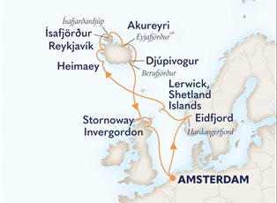 Nieuw Statendam, 14 Night Legends Of Iceland & Scotland ex Amsterdam, The Netherlands Return