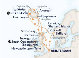 Nieuw Statendam, 24 Night Legends & Mysteries Of Iceland & Scotland ex Reykjavik, Iceland to Amsterdam, The Netherlands