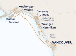 Nieuw Amsterdam, 14 Night Great Alaska Explorer ex Vancouver, BC. Canada Return
