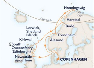 Nieuw Statendam, 14 Night North Cape & The Midnight Sun ex Copenhagen, Denmark Return