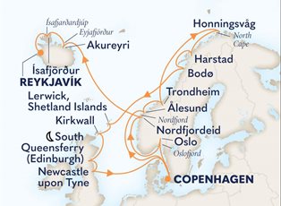 Nieuw Statendam, 21 Night North Cape, The Midnight Sun & Icelandic Fjords ex Copenhagen, Denmark to Reykjavik, Iceland