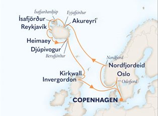 Nieuw Statendam, 14 Night Norwegian Fjords & Islands Of Iceland & Scotland ex Copenhagen, Denmark Return