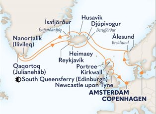 Nieuw Statendam, 21 Night Iceland, Greenland & Scottish Mysteries ex Copenhagen, Denmark to Amsterdam, The Netherlands