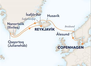 Nieuw Statendam, 11 Night Iceland & Greenland Passage ex Copenhagen, Denmark to Reykjavik, Iceland