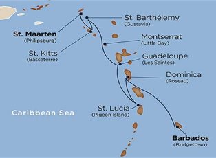 Wind Spirit, Lush & Lovely Islands of the Lesser Antilles ex Bridgetown to St Maarten