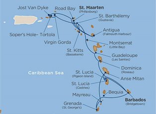 Wind Spirit, A Lesser Antilles Odyssey ex St Maarten to Bridgetown