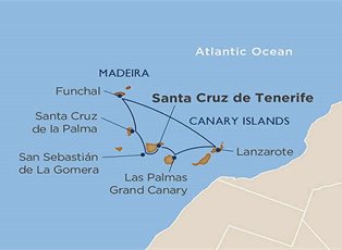 Wind Star, Canary Island Idyll ex Santa Cruz Return