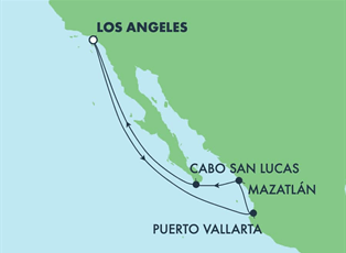 Norwegian Bliss, 7 Night Mexican Riviera: Cabo & Puerto Vallarta ex Los Angeles, California Return