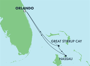 Norwegian Breakaway, 3 Night Bahamas: Great Stirrup Cay & Nassau ex Port Canaveral, USA Return