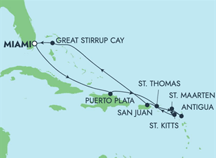 Norwegian Getaway, 10 Night Caribbean: Dominican Republic & Antigua ex Miami, Florida USA Return