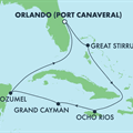 Norwegian Prima, 7 Night Caribbean: Great Stirrup Cay &amp; Cozumel ex Port Canaveral, USA Return