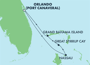Norwegian Jade, 4 Night Bahamas: Great Stirrup Cay & Nassau ex Port Canaveral, USA Return
