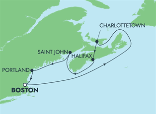 Norwegian Jade, 7 Night Canada & New England: Halifax & Portland ex Boston, Massachusetts Return